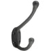 Elegant Antique Black Coat Hook 125mm Wall Mounted Clothing Hook