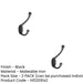 PACK Elegant Antique Black Coat Hook 125mm Wall Mounted Clothing Hook (1)-1