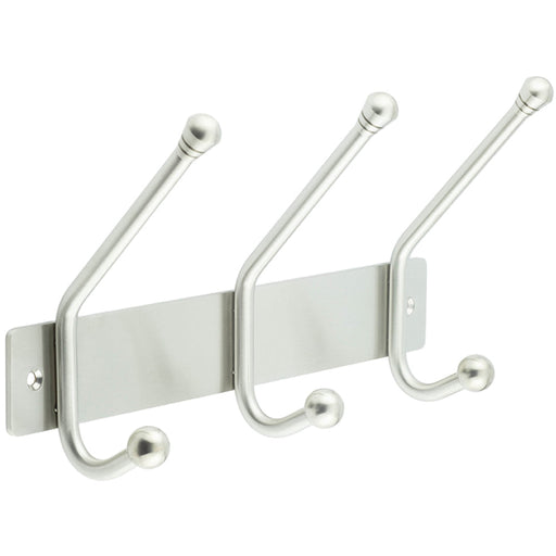Durable Satin Stainless Steel Multi Hook Units 250MM Home Office Wall Mounted Clothing Hook