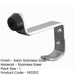 Premium Satin Stainless Steel Coat Hook with 75mm Projection Wall Mounted Clothing Hook-1
