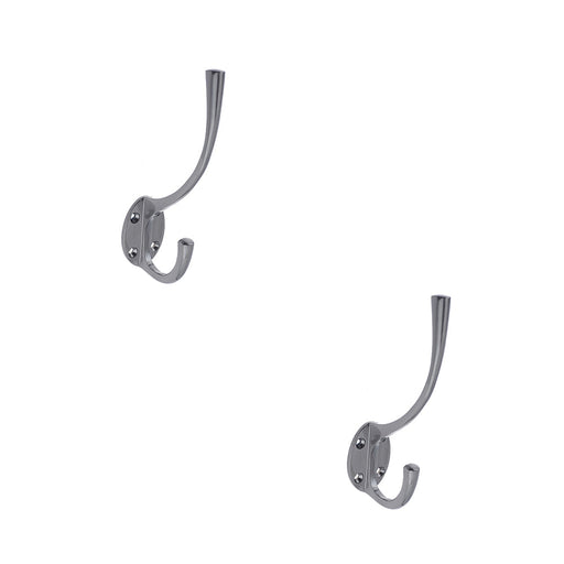 PACK Elegant Solid Brass Coat Hook Dark Bronze Finish 142mm Wall Mounted Clothing Hook (1)