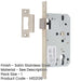 Durable 72mm Latches with 60mm Backset Satin Stainless Steel Door Lock-1