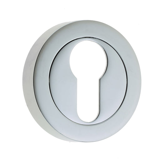 Stylish Designer Euro Profile Escutcheons with Polished Chrome Finish Hole Cover