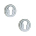 PACK Stylish Designer Euro Profile Escutcheons with Polished Chrome Finish Hole Cover (1)
