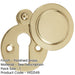 32mm Polished Brass Round Door Escutcheon Stylish Finish Hole Cover-1