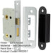 Satin Nickel Bathroom Locks with Square Forend Radiused Strike Plate 65mm Door Lock-1