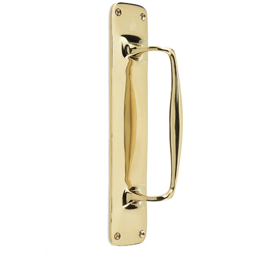 Elegant Windsor Pull Handle Polished Brass Stylish Home Décor Door Handle