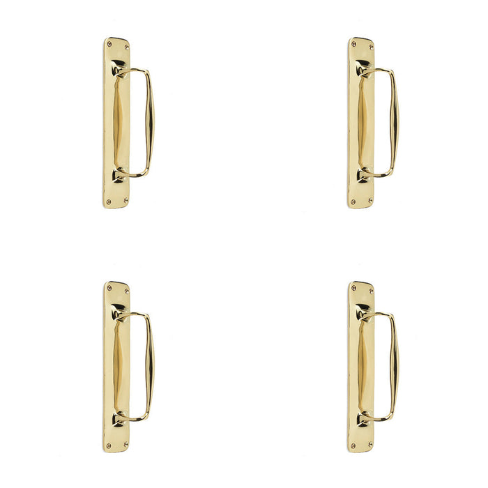 PACK Elegant Windsor Pull Handle Polished Brass Stylish Home Décor Door Handle