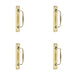 PACK Elegant Windsor Pull Handle Polished Brass Stylish Home Décor Door Handle