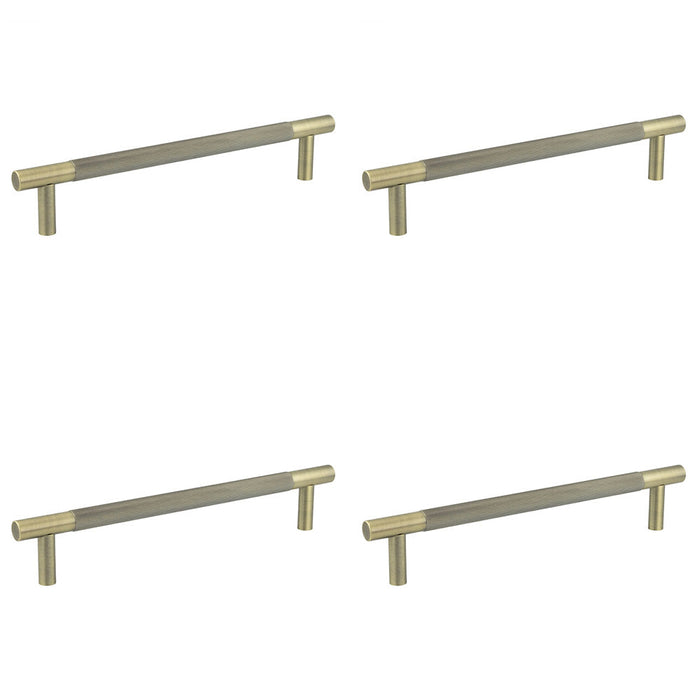 PACK Antique Brass Pull Handle 300mm Doors Cabinets Door Handle