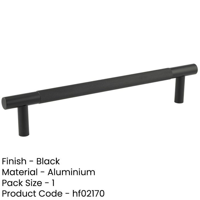 300mm Black Pull Handle Stylish Interiors Door Handle-1