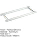 300mm Polished Chrome Pull Handle Back Back Style Door Handle-1