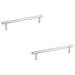 PACK 300mm Polished Chrome Pull Handle Doors Cabinets Door Handle (1)
