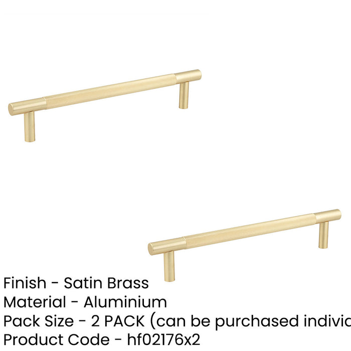 PACK 300mm Satin Brass Pull Handle Doors Door Handle (1)-1