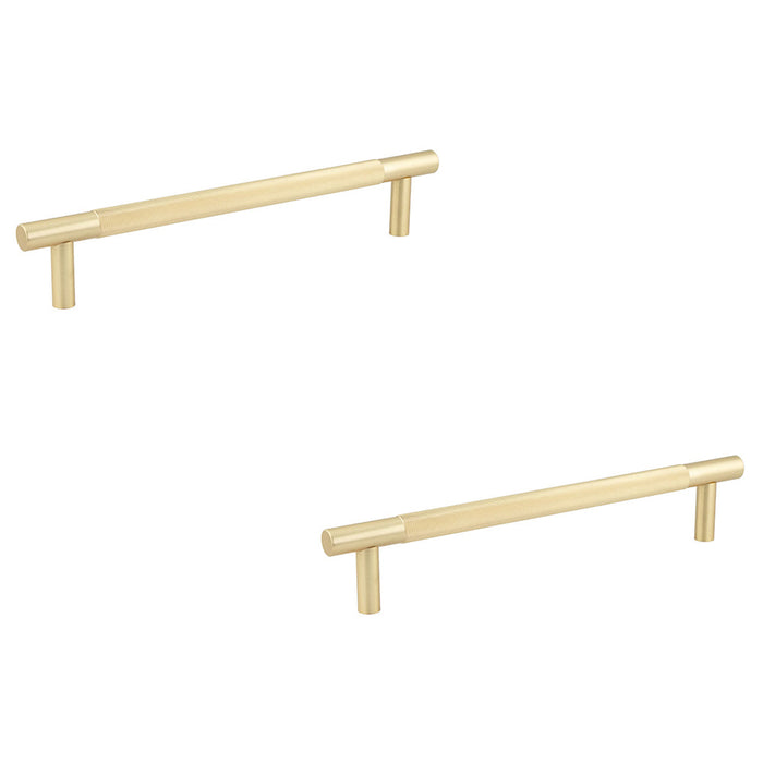 PACK 300mm Satin Brass Pull Handle Doors Door Handle (1)
