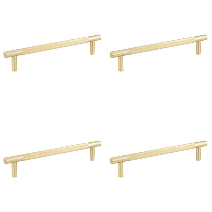 PACK 300mm Satin Brass Pull Handle Doors Door Handle