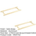 PACK 300mm Satin Brass Pull Handle Doors Back Back Design Door Handle (1)-1