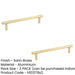 PACK Satin Brass Pull Handle 300mm Stylish Home Decor Door Handle (1)-1