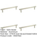 PACK 300mm Satin Nickel Pull Handle Doors Cabinets Door Handle-1