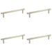 PACK 300mm Satin Nickel Pull Handle Doors Cabinets Door Handle