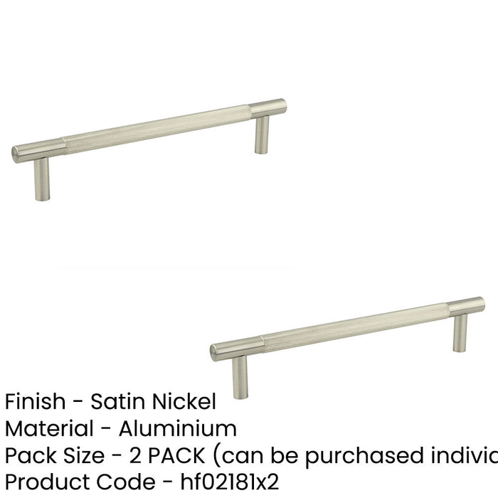PACK 300mm Satin Nickel Pull Handle Easy Installation Door Handle (1)-1