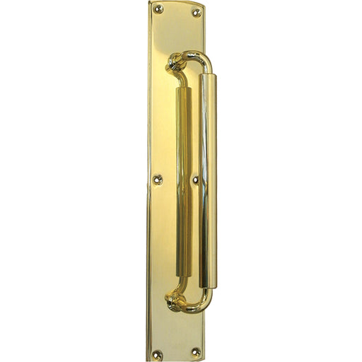 390mm Polished Brass Pull Handle Doors Cabinets Door Handle