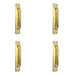 PACK 390mm Polished Brass Pull Handle Doors Cabinets Door Handle