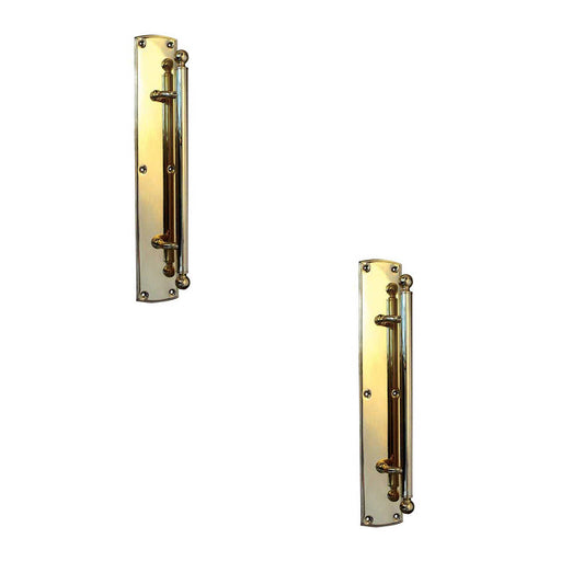 PACK High-Quality 310mm Polished Brass Pull Handle Doors Cabinets Door Handle (1)