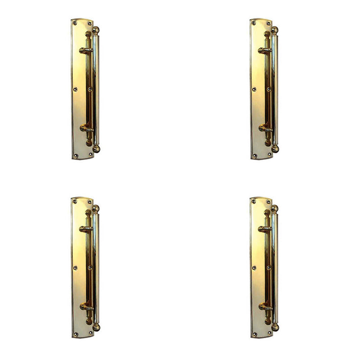 PACK High-Quality 310mm Polished Brass Pull Handle Doors Cabinets Door Handle