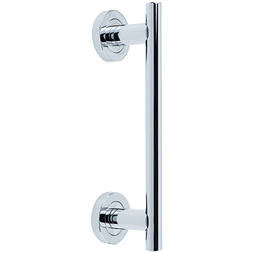 Polished Chrome Pull Handle 225mm Modern Doors Door Handle