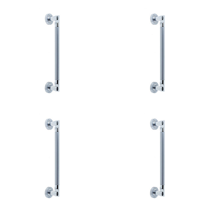 PACK Premium 305mm Polished Satin Chrome Pull Handle Doors Door Handle