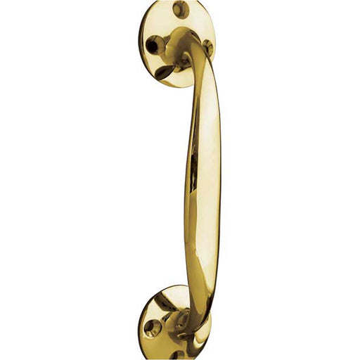 Elegant Shape Pull Handle Polished Brass 152mm Door Handle