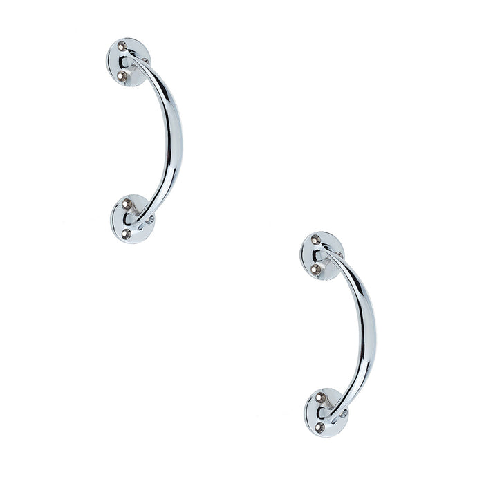 PACK Elegant Shape Pull Handle Polished Chrome 152mm Door Handle (1)