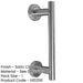225mm Satin Chrome Pull Handle Cabinets Doors Door Handle-1