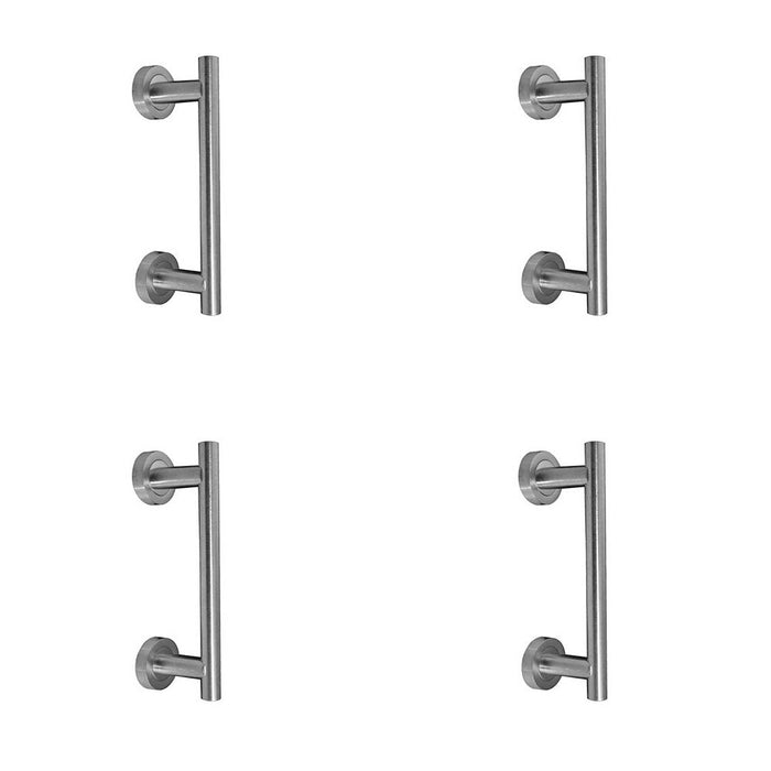 PACK 225mm Satin Chrome Pull Handle Cabinets Doors Door Handle