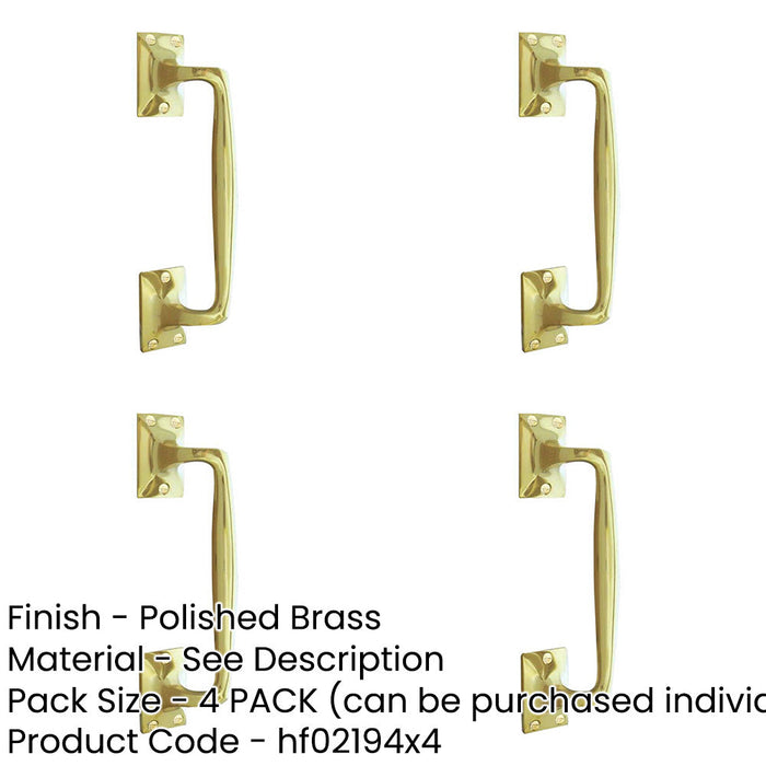 PACK Heavy-Duty 300mm Pull Handle Cabinets Doors Door Handle-1