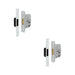 PACK Premium Euro Profile Deadlocks Enhanced Security 76mm Satin Chrome Lock