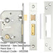 Premium 76mm Satin Chrome Bathroom Locks Enhanced Security Lock-1
