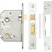 Premium 76mm Satin Chrome Bathroom Locks Enhanced Security Lock