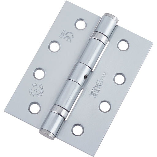 Durable Grade Satin Chrome Steel Ball Bearing Hinge 102x76mm Heavy-Duty Doors Door Hinges