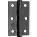 Premium Grade Steel Ball Bearing Hinge 76x50mm Elegant Matt Black Finish Door Hinges
