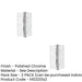 PACK Premium Grade Steel Ball Bearing Hinge 76x50mm Polished Chrome Finish Door Hinges (1)-1