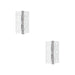 PACK Premium Grade Steel Ball Bearing Hinge 76x50mm Polished Chrome Finish Door Hinges (1)