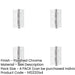 PACK Premium Grade Steel Ball Bearing Hinge 76x50mm Polished Chrome Finish Door Hinges-1