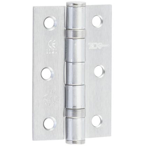 Premium Grade Steel Ball Bearing Hinge 76x50mm Satin Chrome Finish Door Hinges