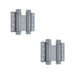 PACK Versatile Double Action Steel Spring Hinge Grey 152mm Easy Door Access Door Hinges (1)