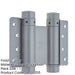 High-Quality Double Action Steel Spring Hinge 175mm Grey Finish Door Hinges-1