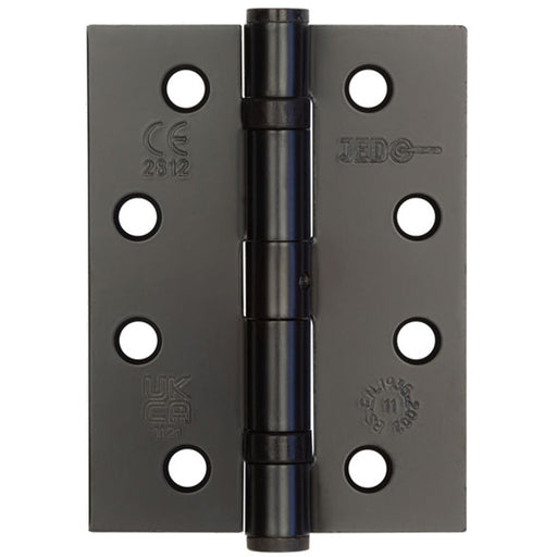 Durable Grade Black Steel Ball Bearing Hinge 102x76mm Heavy-Duty Doors Door Hinges