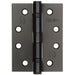 Durable Grade Black Steel Ball Bearing Hinge 102x76mm Heavy-Duty Doors Door Hinges