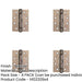 PACK Durable Grade Bronze Steel Ball Bearing Hinge 102x76mm Heavy-Duty Doors Door Hinges-1